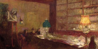 The Green Lamp by Edouard Vuillard
